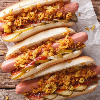 Byg selv hotdog buffet